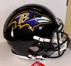 Ray Lewis Autographed Baltimore Ravens Full Size Authentic Helmet Beckett COA