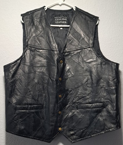 Italian Stone Design Navarre Leather Company Harley Davidson Lederweste - Bild 2 von 9