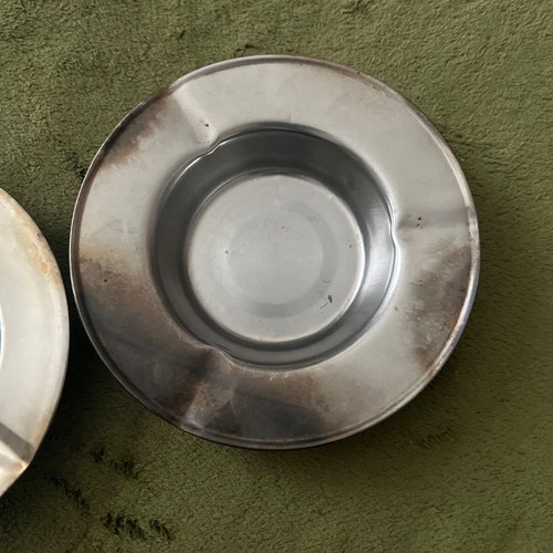 Antiker Aluminium Aschenbecher Showa Retro Detektiv Drama Requisite Dekor - Bild 8 von 10