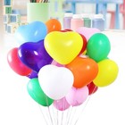  20 Pcs Party Decoration Balloon Heart Shaped Decorative Balloons Pearlescent