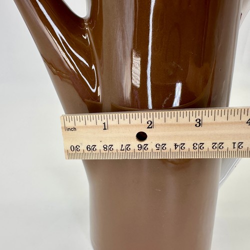 Vintage Mikasa Duplex Kaffeekanne _ MCM _ Ben Seibel braun Japan 10" - Bild 10 von 10