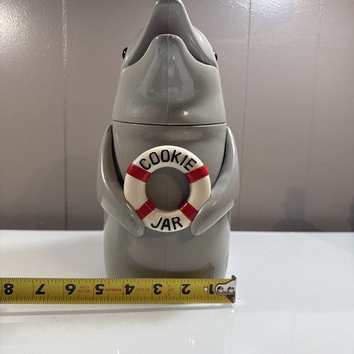 Vintage Talking Dolphin Cookie Jar Plastic Sound Works 1996 Fun-Damental Too - Picture 10 of 12