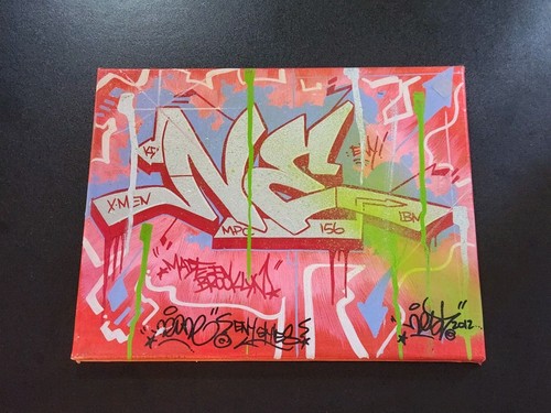 Banksy Death NYC Graffiti Art Original OOAK SUBWAY NE ONE SABER Cope New York  - Picture 16 of 19