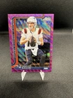 Drake Maye Topps Chrome Football/250 2025 Pink
