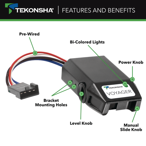 Tekonsha 7-Way Trailer Wiring Harness + Brake Control For 05-09 Hyundai Tucson - Picture 14 of 16