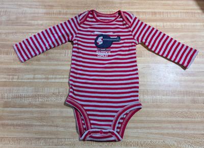 Carter's Simple Joy Baby Boy 3-6 100 Percent Cotton Red Daddy's CoPilot Bodysuit