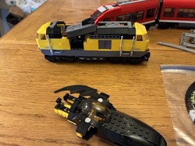 LEGO City Cargo Train 7939, 7938 Lot Train Cars, Tracks & Bulk Mixed Parts