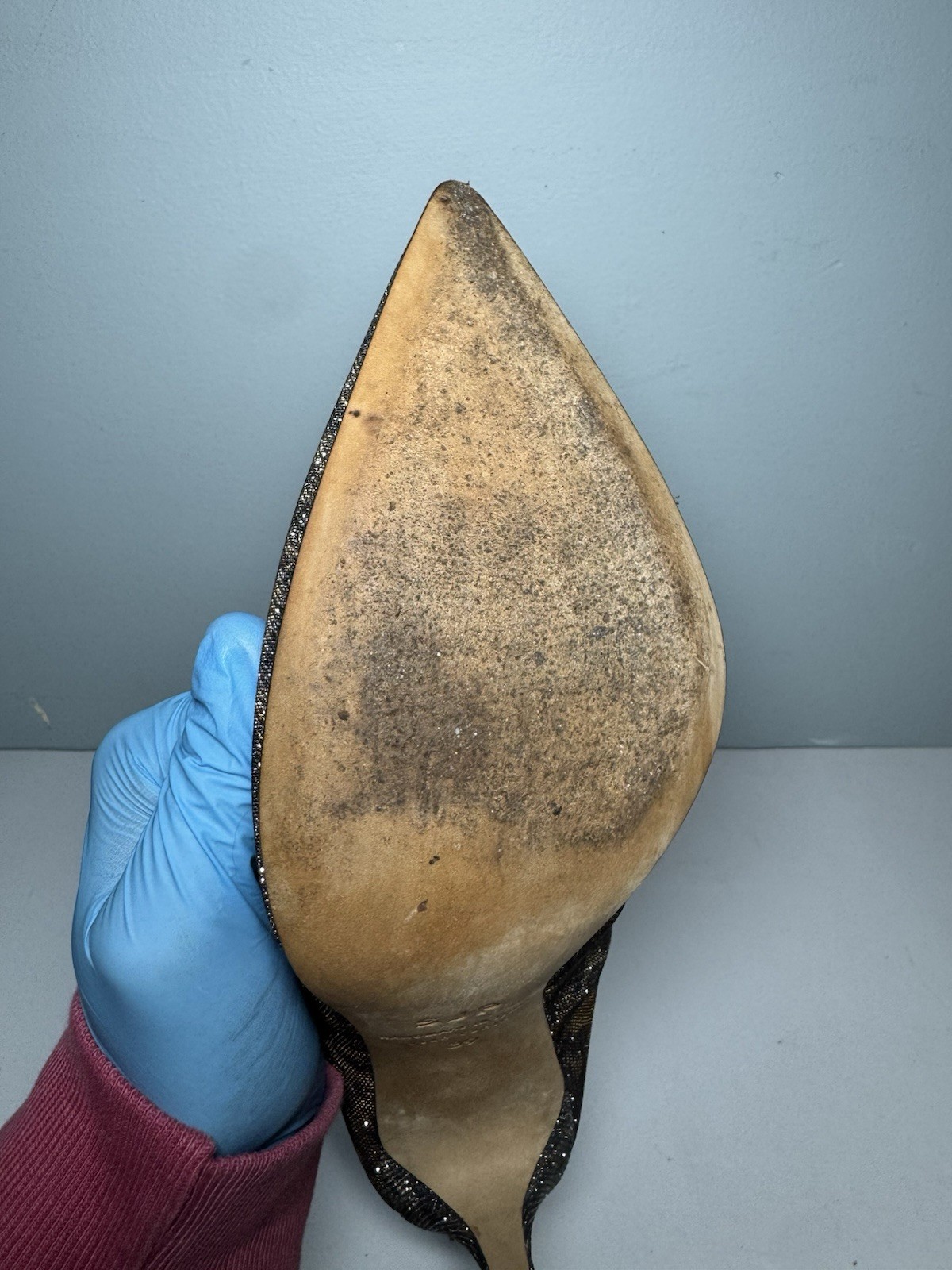 SJP Sarah Jessica Parker Fawn Brown Sparkling Animal Print Heels Size 39 | 8.5