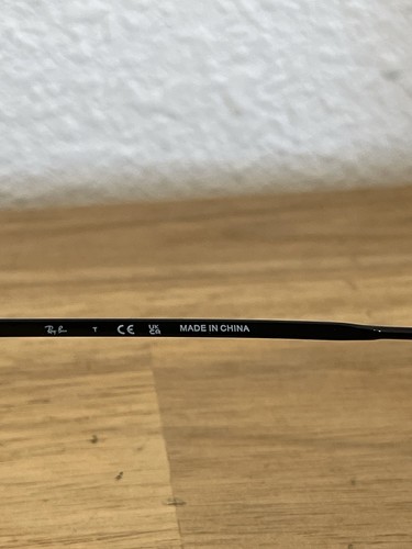 Authentic Ray Ban RB 6434 Black Metal Aviator 55-18-145 Frame Only 2509 - Picture 8 of 9