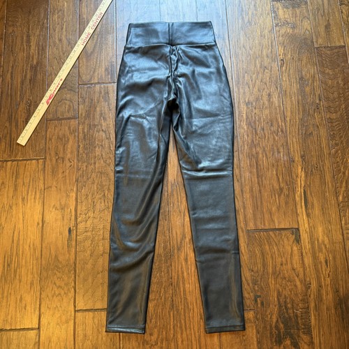 BBJ Los Angeles Hose Damen Small Schwarz Kunstleder Moto Leggings High Rise - Bild 10 von 15