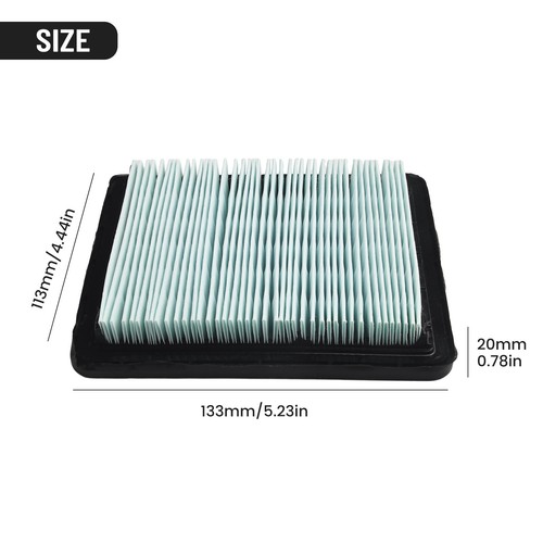 Garten Rasenmäher Luftfilter Mäher-Filter 133x113x20mm 2pcs Garten Zuhause - Afbeelding 3 van 24