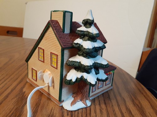 1997 LEMAX Village Collection Porzellan beleuchtet 2 stöckig Cottage - Bild 7 von 11