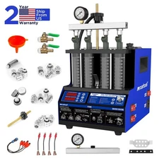 Gasoline Ultrasonic Fuel Injector Cleaner&Tester Machine for Car Motorcycle 