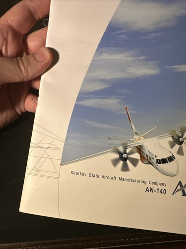 Charkow Staatsflugzeug AN-140 Werbeprospekt - Bild 2 von 12