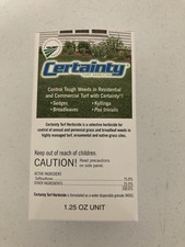 Certainty Turf Herbicide - 1.25 Oz. New Unopened