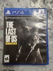 THE LAST OF US REMASTERED PLAYSTATION 4 PS4 VIDEO GAME TESTED WORKS