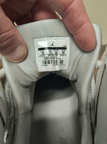 Nike Air Jordan 7 Retro 'Pure Money' 'Pure Platinum' 304775-120 Herren Größe 12 - Bild 11 von 23