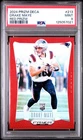 2024 Panini Prizm Deca - Drake Maye 213 Red Prizm /199 (RC) PSA 9 Super Bowl MVP