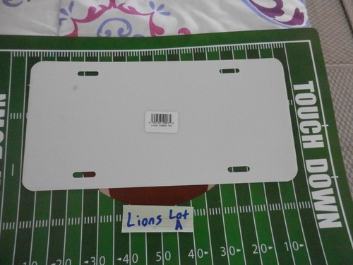 Detroit Lions license plate vintage new vtg NFL 1996 1990's mirror like Lot A - Picture 9 of 10