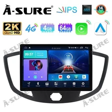 2K 13.1" Android 14 CarPlay For Ford Transit 2015-2019 Car Stereo Radio GPS +CAM