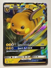 Raichu GX SM213 Holo Black Star Promo Pokémon Card