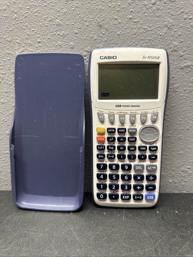 Casio FX-9750GII graphischer Taschenrechner - Weiß GETESTET UND FUNKTIONSFÄHIG