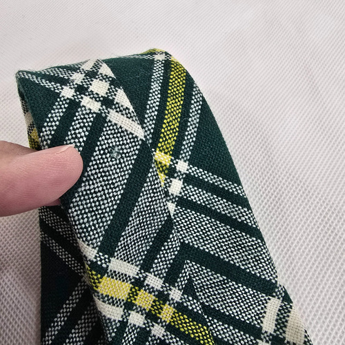 Scotland St Patrick Green Plaid Wool Made USA Imported Fabric Classic Tartan - Picture 7 of 10