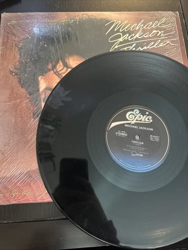 MICHAEL JACKSON Special 12” Dance Single Thriller Instrumental Damaged Cover