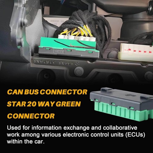 1PCS 68321746AA 20 Way Fuse Connector Can Buss For Dodge Ram 1500 2500 3500 - Picture 13 of 23