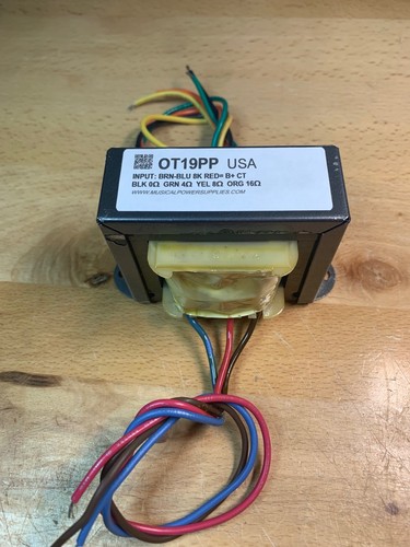 OT19PP (USA) Standard 2-hole Frame for Marshall 18W & 20W P-P Amps 8Kx4/8/16ohm - Picture 5 of 13