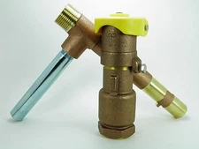 1" COMMERCIAL QUALITY 2 PIECE LOCKING BRASS QUICK COUPLER VALVE AND KEY 