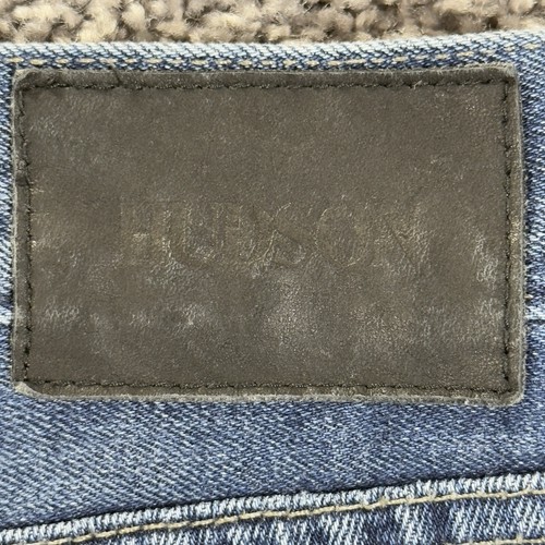 Hudson Byron Selvage Denim Blue Jeans USA Made Men’s 34x34 Selvedge Whiskering - Picture 12 of 18