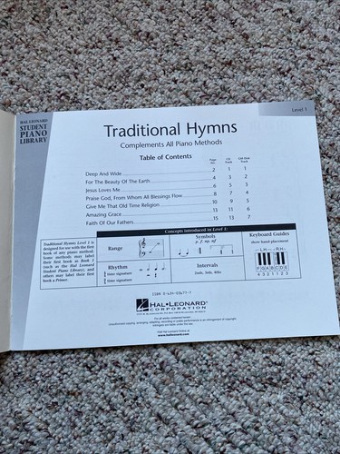 Lot of 2 easy piano hymn books. Brand new. Hal Leonard and FJH publishing. - Picture 3 of 9
