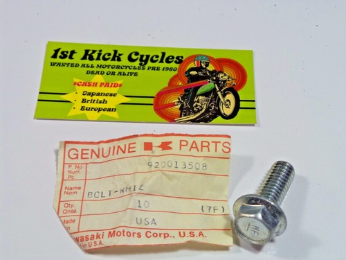 NOS KAWASAKI SUSPENSION BOLT 92001-3508 - Imagen 3 de 4
