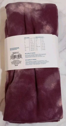 Old Navy Women's High-Rise Cropped Leggings Size 4X NWT Burgundy Pink - Picture 4 of 9