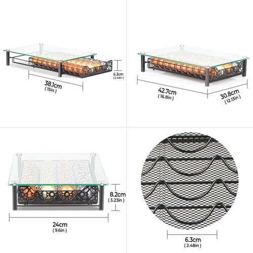 Coffee Pod Kitchen Organizer Storage Holder Drawer Compatible Vertuoline Ship AU - Picture 2 of 6