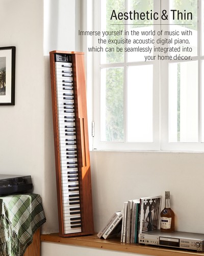 Donner DEP-1S Wood Style Digital Piano 88 Key Electic Keyboard 128 Tone 88 Demo - Picture 7 of 9