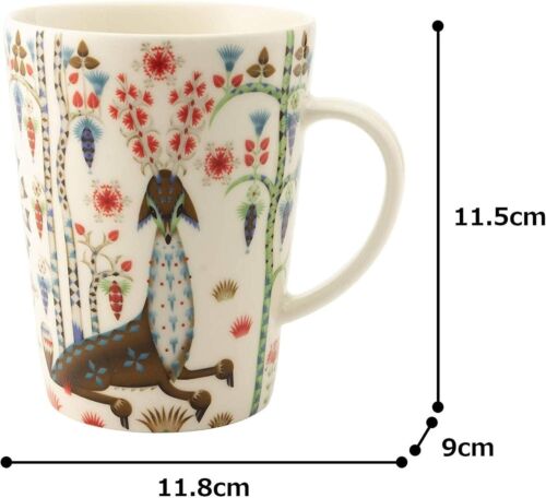 iittala Taika Porzellan Becher 400ml Tiermuster Siimes Finnland aus Japan Neu - Bild 2 von 10
