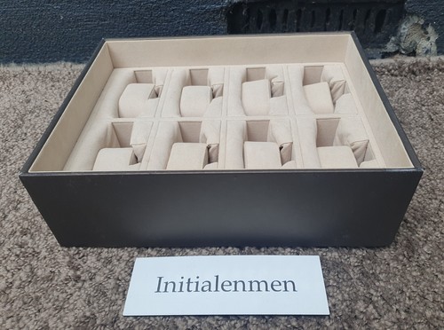 ROLEX BOX/TRAY dealer for 8 watches LEATHER 100% authentic BOUTIQUE CASE USED CO - Picture 4 of 18
