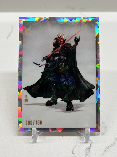 2023 Star Wars Galatic Visions Darth Vader #/150 Reimagined Art Atomic Refractor - Picture 1 of 3