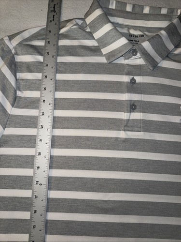 Under Armour The Playoff Polo Ryder Cup 2020 Short Sleeve Gray Striped Men's XL - Picture 8 of 9