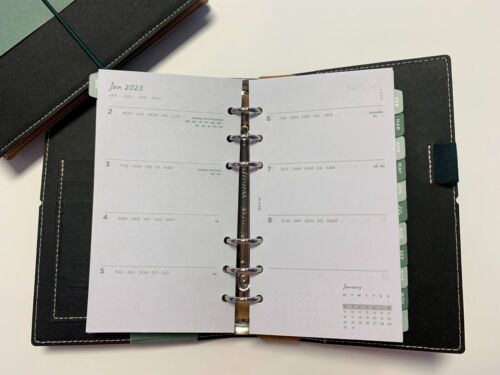 Filofax Eco Essential A6 /Personal /A5 Terminplaner Organizer Agenda wählbar NEU - Bild 4 von 9