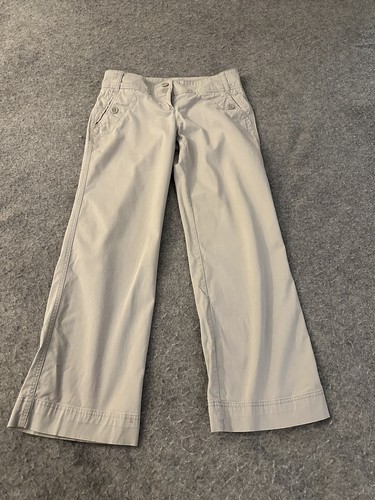Womens New York and Company Pants 4 Petite Gray Wide Leg - Picture 1 of 11