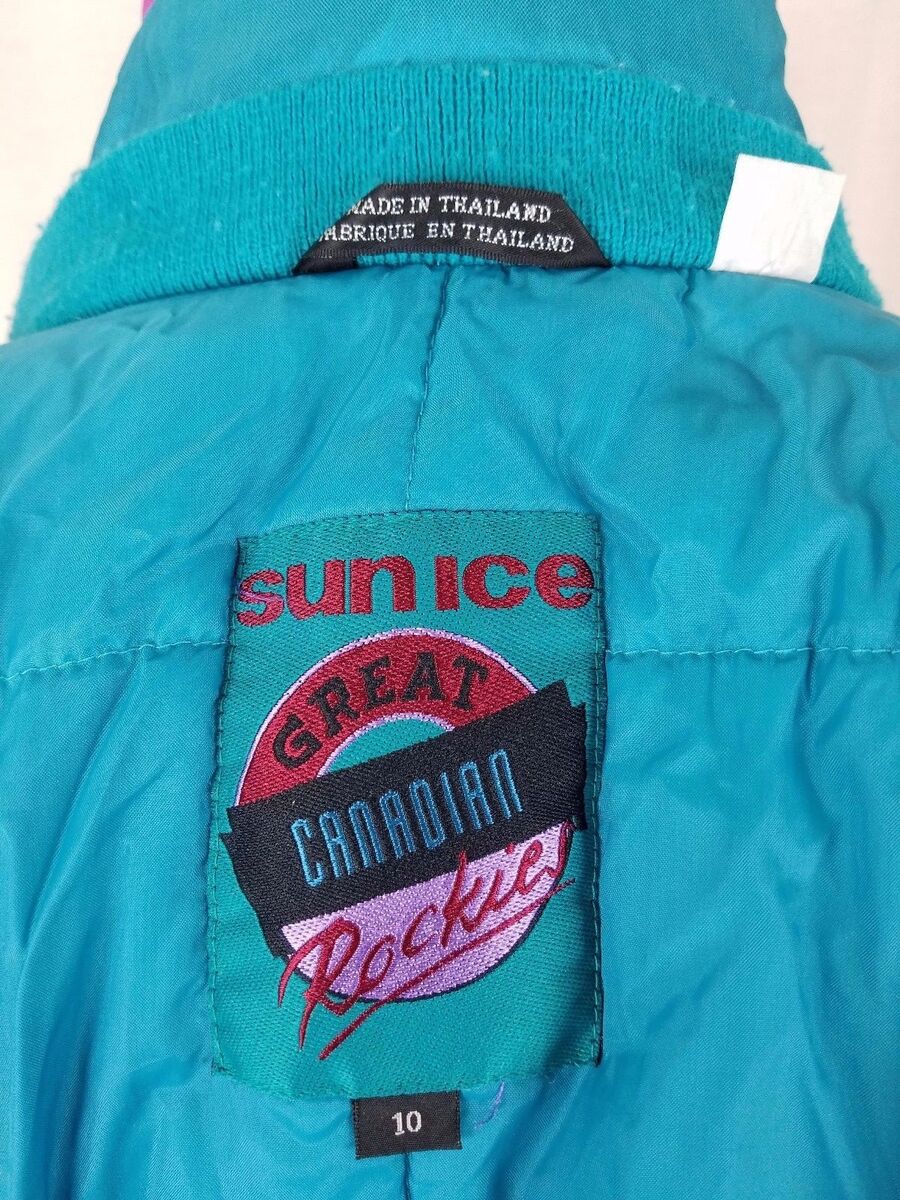 Vintage Sunice Great Canadian Rockies Loud 90s Parka Ski Vintage Sunice Great Canadian Rockies Loud 90s Parka Ski
