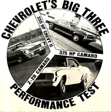 1968 Chevrolet Camaro SS 375HP 396 Z-28 Nova SS Multi Page Performance Test ad c