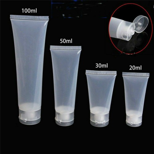 Empty Cream Tube 20/30/50/100ML PE Squeeze Lotion Travel Portable Container - Picture 13 of 13