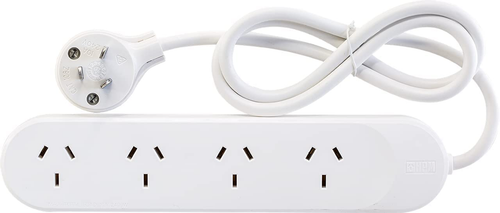 Standard 4 Outlet Powerboard White - Picture 6 of 12