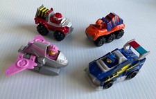 Paw Patrol True Metal Dino Rescue Vehicles Lot of 4 Die-Cast Toy Cars