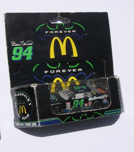 2- 1995 Thunderbat McDonalds Bill Elliott NASCAR escala 1/64 nuevo en paquete 09494 - Imagen 3 de 5