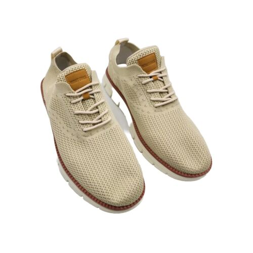 WMTOMS Men's Ivory Sneakers Casual Mesh Breathable Walking Shoes Size 13